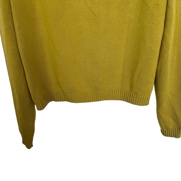 Alexa Chung Mabel Pearl Wool Blend Embroidered Cardigan In Chartreuse fits M-L - Picture 7 of 9